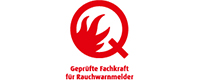 Wir sind geprüfte Fachkraft für Rauchwarnmelder gemäß DIN 14676